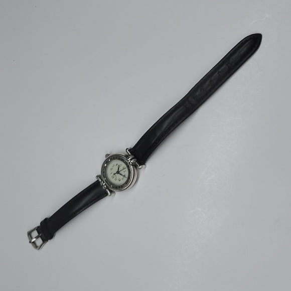 Vintage Fossil ES8646 Watch Black Leather Band - Picture 2 of 12